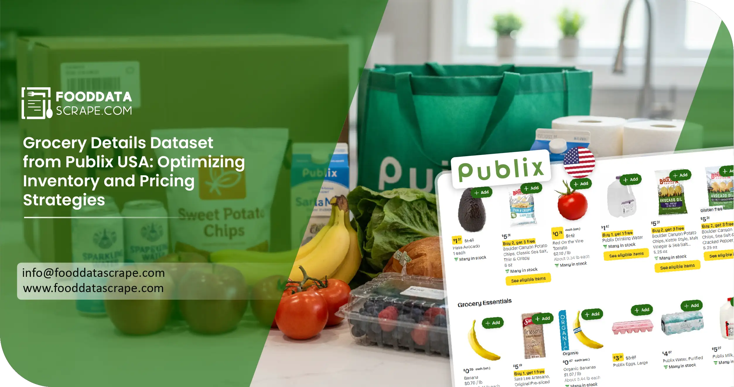 Publix USA Grocery Dataset Data Scraping